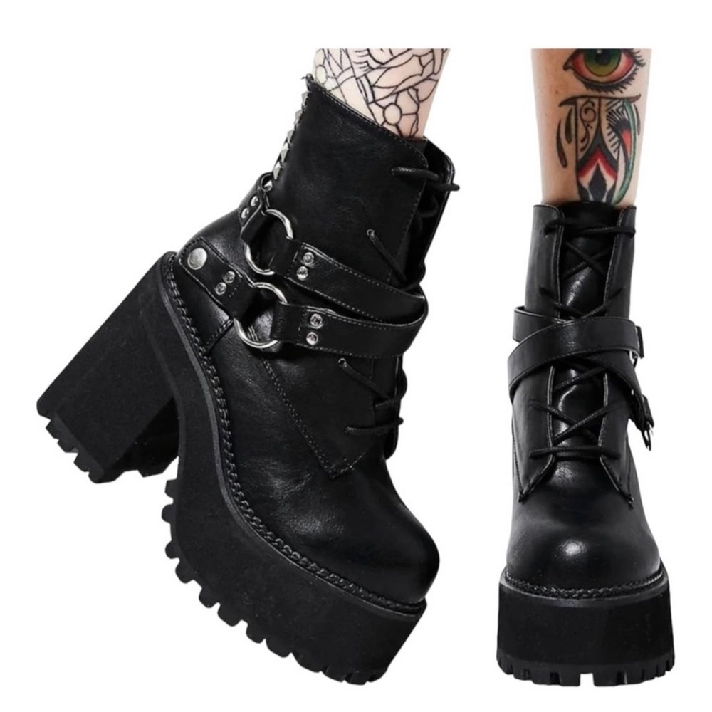 Demonia Reign of Terror Platform Boot
